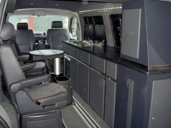seat and rail vw t5